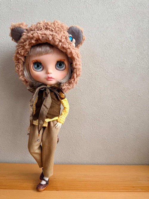 [1/6Doll�E�l�I�u���C�X�p] mint&verveine�u�C�G���[�`�F�b�N�̒j�̎q���v���l�R�|�X��